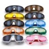 One-piece shield visor - oversized frame - sunglasses - sports google - windproof - UV400Sunglasses