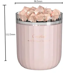 Natuurlijk kristal - aromatherapie draadloze luchtbevochtiger - met sfeerlamp - etherische oliediffuserLuchtbevochtigers
