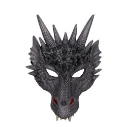 Halloween-masker - 3D-drakengezichtMaskers