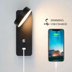 LED wandlamp - dimbaar - draaibare kop - USB opladen - 9WWandlampen