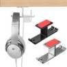 Koptelefoon dubbele hanger - aluminium haak - onder bureau / wandmontageOor- & hoofdtelefoons
