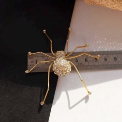 Gold crystal spider - broochBrooches