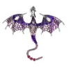 Kristal emaille drakenbrocheBroches