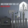 Multifunctionele opvouwbare schop - survival bijl kit - militair - camping - tactisch - zelfverdediging - tuingereedschap - 9...