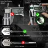 Multifunctionele opvouwbare schop - survival bijl kit - militair - camping - tactisch - zelfverdediging - tuingereedschap - 9...