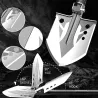 Multifunctionele opvouwbare schop - survival bijl kit - militair - camping - tactisch - zelfverdediging - tuingereedschap - 9...