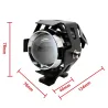 Motor LED koplamp - 3000LM CREE Chip U5 - 3 standen - mistlamp - waterdicht - 2 stuksLED