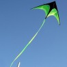 Super large kite - black - green - with line - 160 cmKites