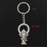 Vintage Ganesha Buddha elephant - metal keychainKeyrings