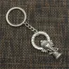 Vintage Ganesha Buddha elephant - metal keychainKeyrings
