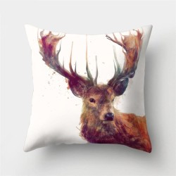 Decorative cushion cover - birds - fox - bear - dinosaur - 44 * 44 cmCushion covers