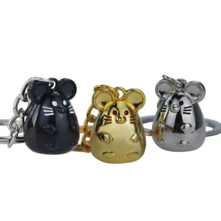 Mini metalen muis - sleutelhangerSleutelhangers
