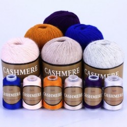 100% cachemire de Mongolie - fil de laine tricoté à la main - pour tricot / crochet