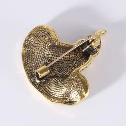 Metalen heksenhoed - Halloween brocheBroches
