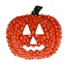 Kristallen Halloween pompoen brocheBroches