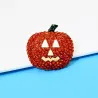 Kristallen Halloween pompoen brocheBroches