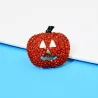 Kristallen Halloween pompoen brocheBroches