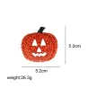 Kristallen Halloween pompoen brocheBroches