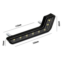 Auto L-type DRL verlichting - super helder - aan/uit functie - waterdicht - LED - 2 stuksDagrijverlichting (DRL)