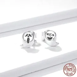 Kleine duivel / spook oorbellen - 925 sterling zilverOorbellen
