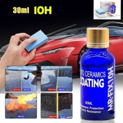 30ml - 10H - entretien peinture auto/moto - liquide polish - couche vitrocéramique - hydrophobe
