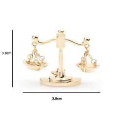 Libra constellation - metal broochBrooches