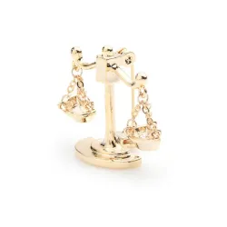 Libra constellation - metal broochBrooches
