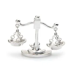 Weegschaal sterrenbeeld - metalen brocheBroches