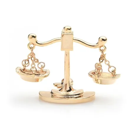 Libra constellation - metal broochBrooches