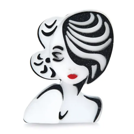 Monroe-broche van acrylBroches