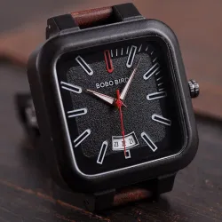 BOBO BIRD - wooden men's watch - Quartz - with boxWatches