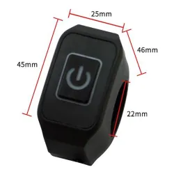 22mm 7/8'' - motorcycle handlebar switch - momentary control switch - with LED light - waterproofSwitches