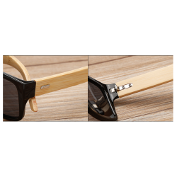 Bamboo wood sunglasses - UV400 - unisexSunglasses