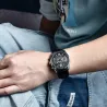 BENYAR - sport quartz horloge - waterdicht - leren bandHorloges