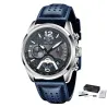 BENYAR - sport quartz horloge - waterdicht - leren bandHorloges