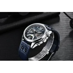 BENYAR - sport quartz horloge - waterdicht - leren bandHorloges