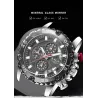 LIGE - sport quartz horloge - lichtgevend - waterdicht - roestvrij staalHorloges