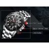 LIGE - sport quartz horloge - lichtgevend - waterdicht - roestvrij staalHorloges