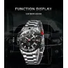 LIGE - sport quartz horloge - lichtgevend - waterdicht - roestvrij staalHorloges