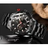 LIGE - sport quartz horloge - lichtgevend - waterdicht - roestvrij staalHorloges
