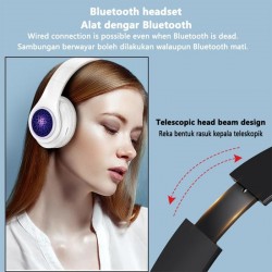 B39 - LED - Bluetooth draadloze hoofdtelefoon - headset met microfoonOor- & hoofdtelefoons