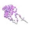 Purple beads rosaryNecklaces
