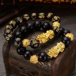 Feng Shui armband - met stenen kralen - unisexArmbanden