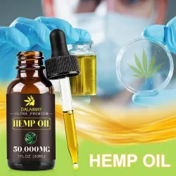Biologische hennepzaadolie - angst / stress / pijnverlichting - slaaphulpmiddel - massageolie voor het hele lichaamMassage