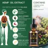 Biologische hennepzaadolie - angst / stress / pijnverlichting - slaaphulpmiddel - massageolie voor het hele lichaamMassage