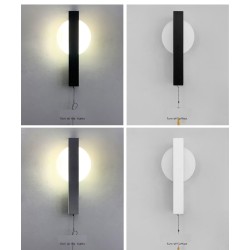 Moderne LED wandlamp - met schakelaar - rond - vierkant - 6WWandlampen