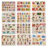 Montessori houten puzzel met handvatten - educatief speelgoedEducatief