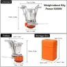 Mini opvouwbaar gasfornuis - campingbranderSurvival gereedschap