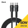 Essager - USB type C naar USB C - snellaadkabel - 60W - 100WKabels