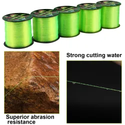 Nylon groene vislijn - supersterk - 500M - 23LB - 0.4Lijnen